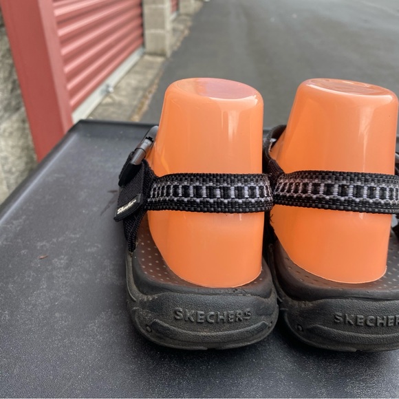 Skechers Outdoor Lifestyle Women’s Black White Strappy Sport Sandals Size 9 - Picture 6 of 11